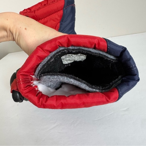 Sorel Cub Youth Red Navy Felt Lined
Snow Boots Size 8 - Picture 8 of 11